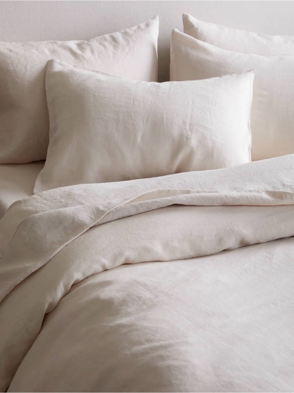 NEW Quince European Duvet Cover, Full/Queen (Sand)